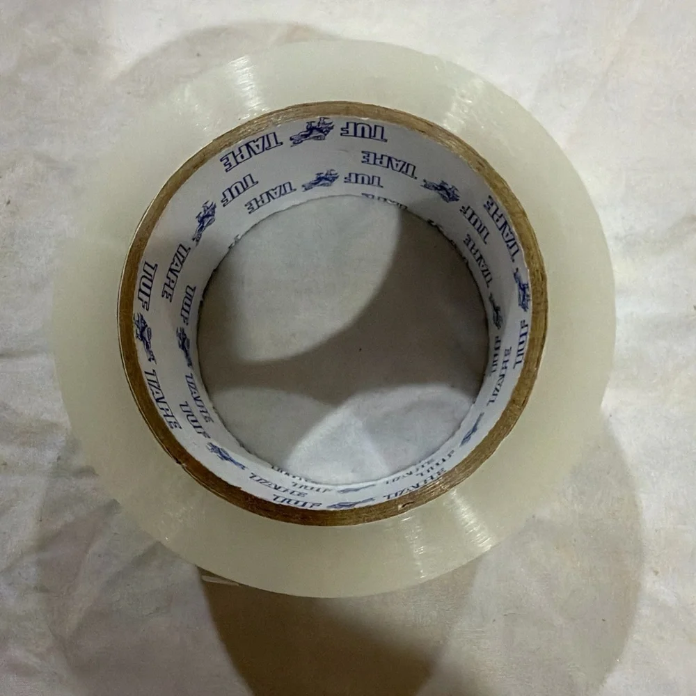 6 Rolls Clear Packing Tape 2''x110‎ Yards Totaling 1980 Foot Long.
